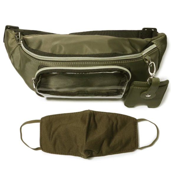 Madden Girl Other - NEW Madden Girl Mask Sanitizer Holder Belt Bag Set Adjustable Strap Fanny Pack